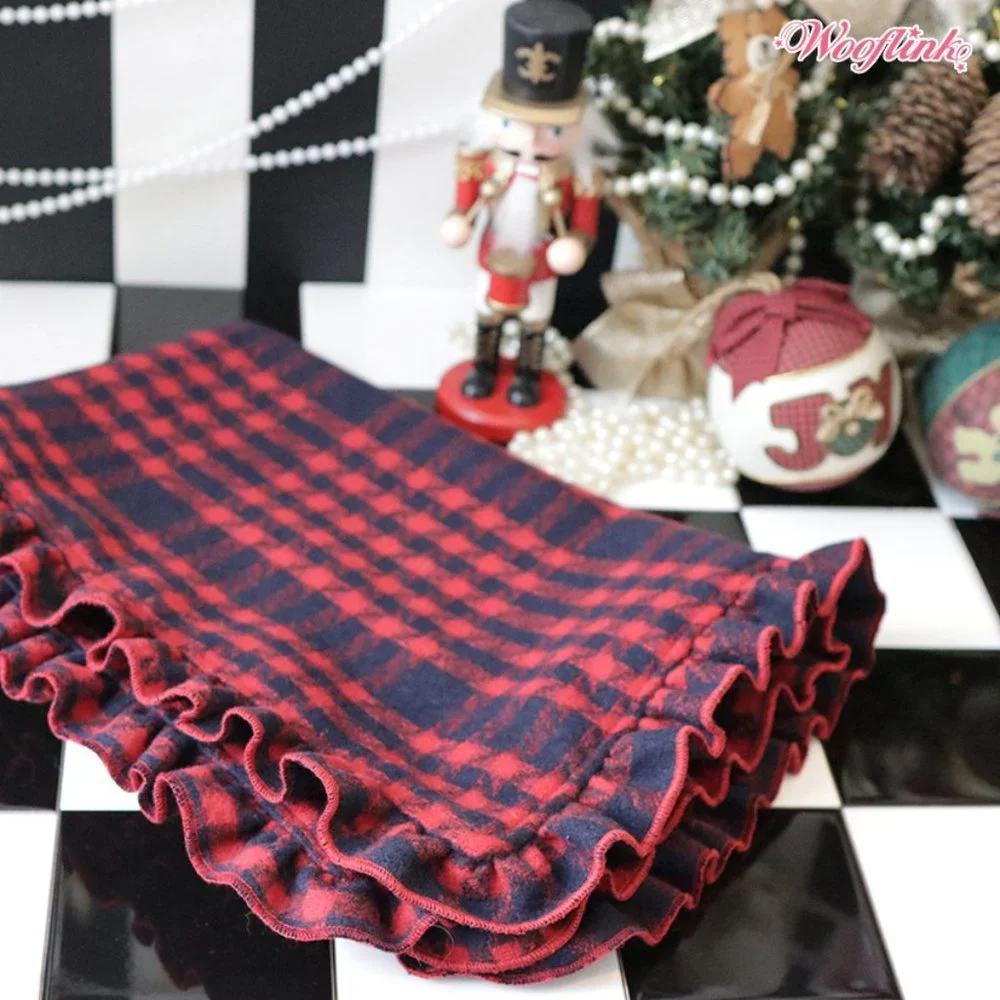 Holiday Mood Blanket by Wooflink - RED